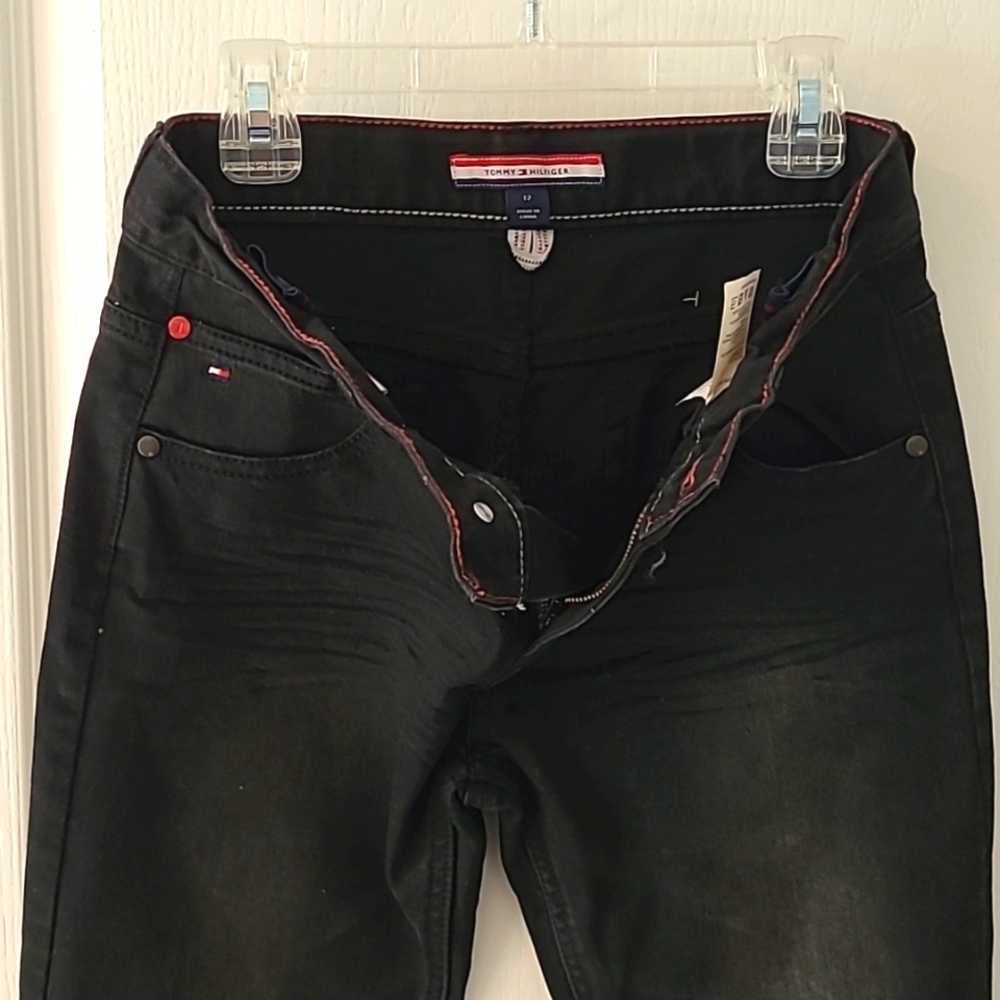Tommy Hilfiger Girls black denim